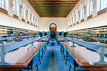 Interior of the main reading room