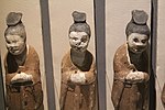 Tang-style statuettes from the tomb. Harhorin Museum.[12]