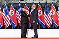 Image 49North Korean leader Kim Jong-un and U.S. President Donald Trump meet during the first North Korea–United States summit in Singapore, June 2018 (from 2010s)