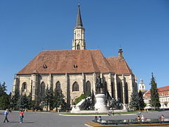 St. Michael's Church in Cluj-Napoca, now Romania (14th - 15th century)