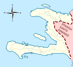 Location of Saint-Domingue