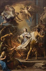 Martyrdom of Saint Lucía, 1759, Real Academia de Bellas Artes de San Fernando, Madrid