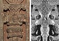 "Persian Achaemenian" style capitals appearing in ayagapatas, Mathura, 15-50 CE.[134][135][136]