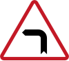 Sharp turn (left)
