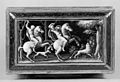 Fig. 7 – Casket with Scenes of Ancient Lion Hunts, gilt on painted enamel, gilded brass by French enamelist Pierre Reymond
