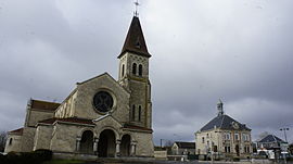 The church in Pontfaverger