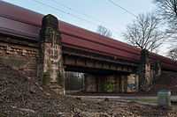 Brücke der Güterumgehungsbahn Hannover im Tiergarten