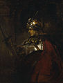 A Man in Armour by Rembrandt, 1655 (?)