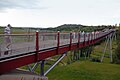 Drachenschwanz, längste Spannbandbrücke in Europa