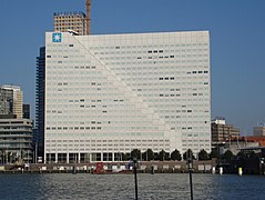 The Willemswerf building, the former Nedlloyd and P&O Nedlloyd corporate headquarters in Rotterdam. Currently the home of Maersk Lines' European operations.