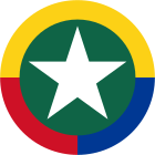 Roundel of the National Police of Colombia