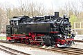 99 731, die erstgebaute Lok der Baureihe, in Bertsdorf