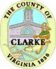 Official seal of Clarke County