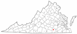 Location of Alberta, Virginia