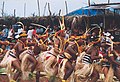 Yapese men in traditional dress celebrating Yap Day