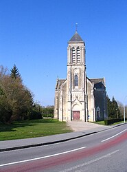 The church in Saint-Evroult-Notre-Dame-du-Bois