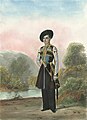 Trumpeter of cavalry and artillery batteries of the Black Sea Cossack Troops (1840-1845)