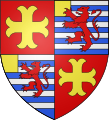 Coat of arms of the Pittange family, branch of the lords of Pittange descending in female line from the lords of Houffalize.