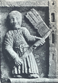 Milan's standard bearer, detail from the bas-reliefs of Porta Romana