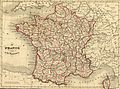 map of France - 1843