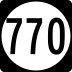 State Route 770 marker
