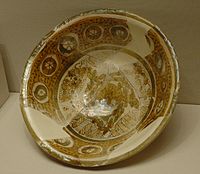 Luster-ware bowl from Susa, 9th century