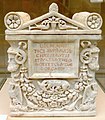 Urn for the ashes of Tiberius Claudius Chryseros, Julia Theonoes and Claudia Dorcas