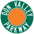 A highway marker for the DVP