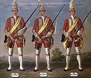 Grenadiers, 28th, 29th and 30th Regiments of Foot