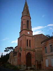 The church in Lagrâce-Dieu