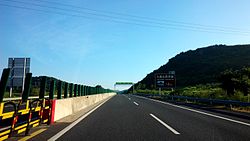 Erenhot–Guangzhou Expressway passing through Ningyuan