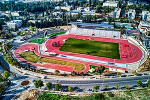 Das Givʿat-Ram-Stadion im Januar 2023