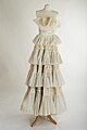 Pleated linen 'Heiress' dress 1957 by Sybil Connolly