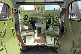 rear doors and crew bench