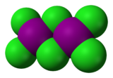Space-filling model of the dimer