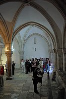 The Cenacle on Mount Zion, claimed to be the location of the Last Supper and Pentecost. Bargil Pixner[20] claims the original Church of the Apostles is located under the current structure.