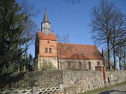 Village church in Krackow