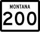 Montana route marker