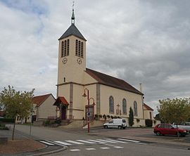 The church in Ormersviller