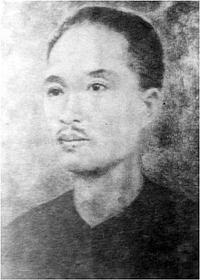 black and white head shot of Võ Văn Tần