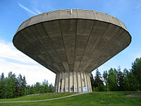 Water tower in Tesoma, Tampere, Finland