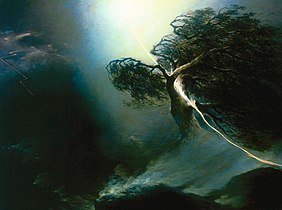 Oak Fractured by Lightning (an allegory on his wife's death)