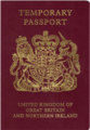 Series A temporary passport