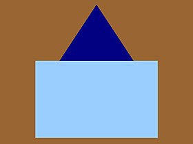 The distinguishing patch of the 58th Battalion, CEF.