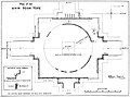 Plan of Ahin Posh stupa, by William Simpson in 1878