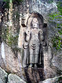 A rock carving of Avalokiteshvara, Weligama, Sri Lanka