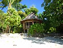 Beach fale, popular in eco-tourism in villages around the coast.