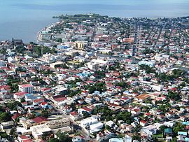 Luftbild Belize City