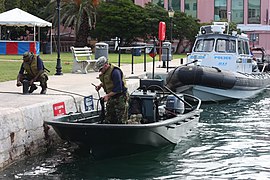 Royal Bermuda Regiment & BPS boats in July 2011