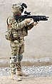 British Army soldier wearing MTP in Afghanistan, 2011